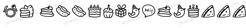 10 anniversary字体转换